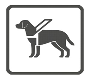 Logo - pies asystent osoby z niepełnosprawnością
