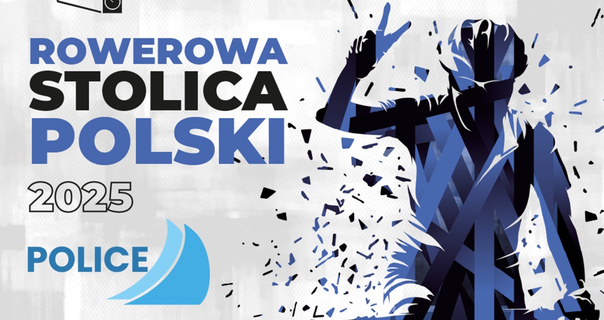 Grafika, część plakatu Rowerowa Stolica Polski