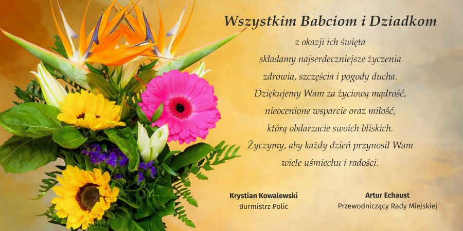 Życzenia z okazji Dnia Babci i Dziadka