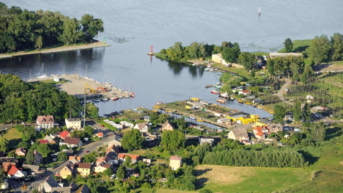 Zdjęcie z lotu ptaka Trzebieży