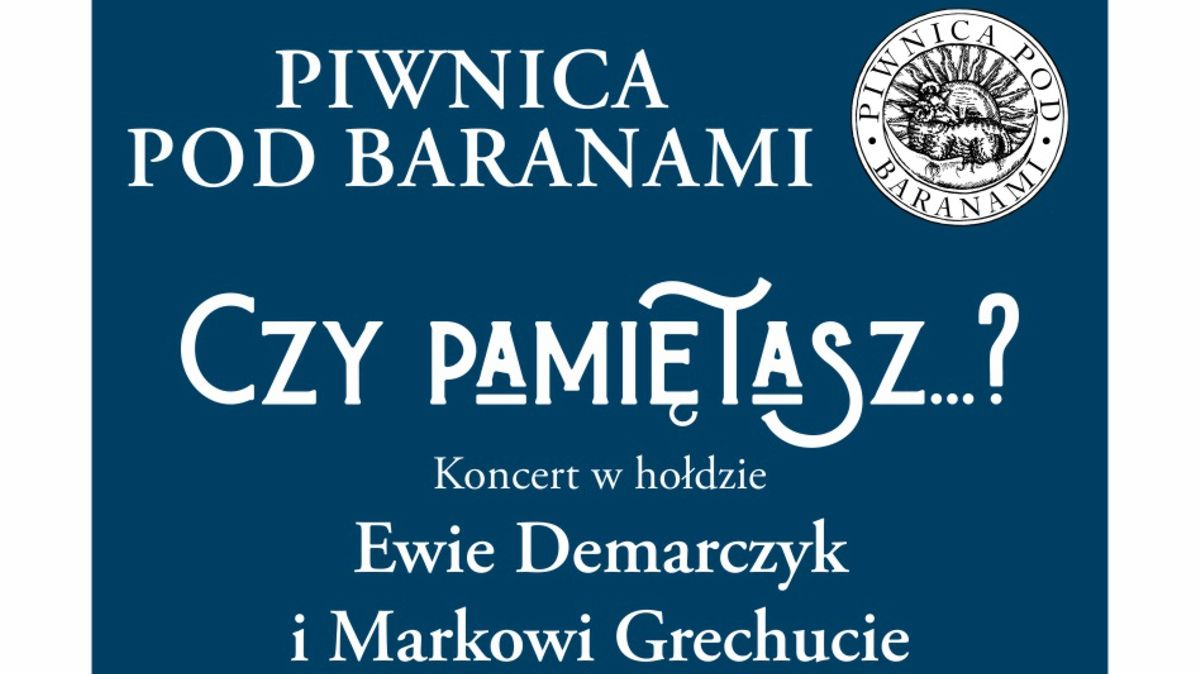 część plakatu Piwnica pod Baranami