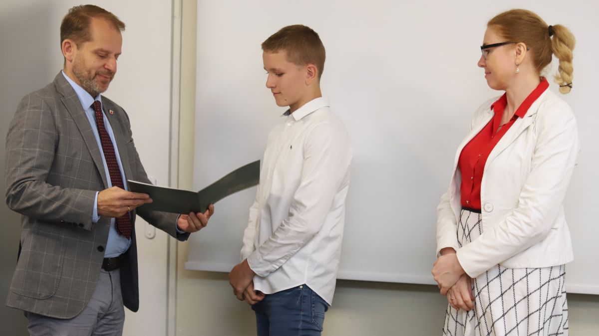 Mistrz Polski w boksie olimpijskim u burmistrza Polic