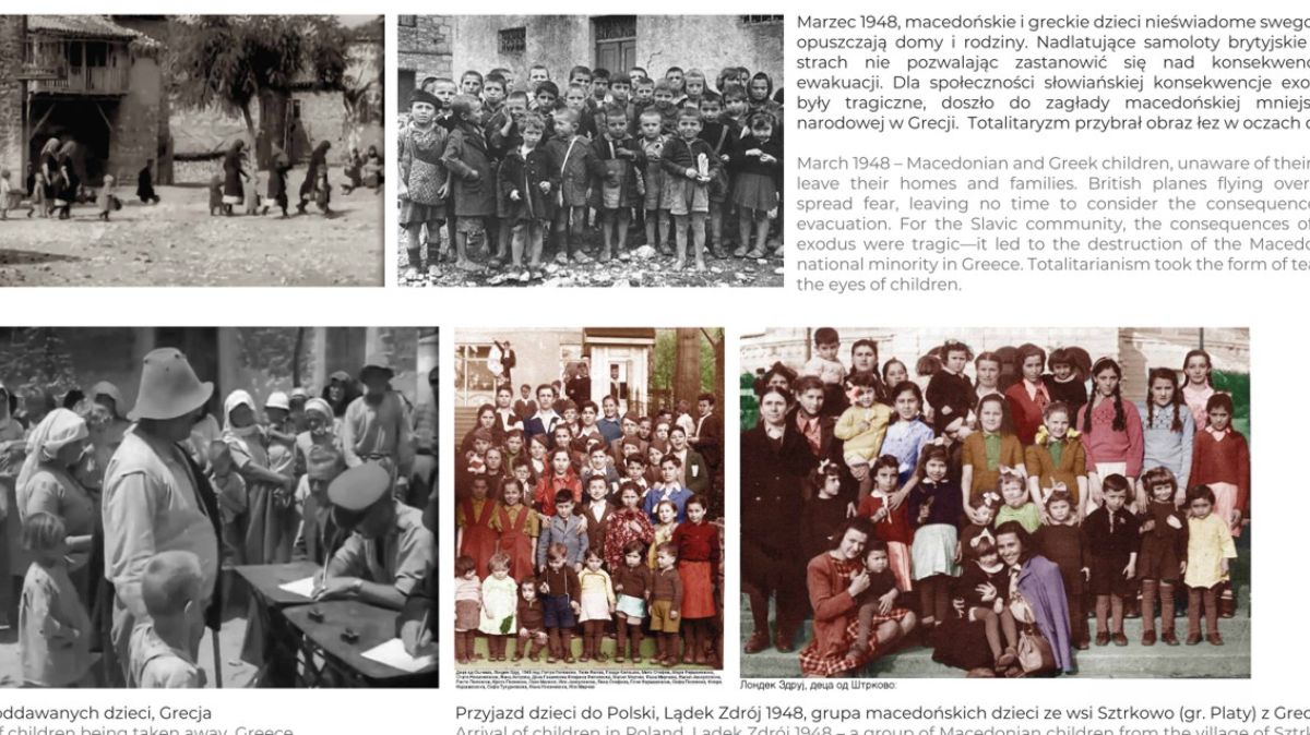 Plansza z wystawy - zdjęcia i tekst