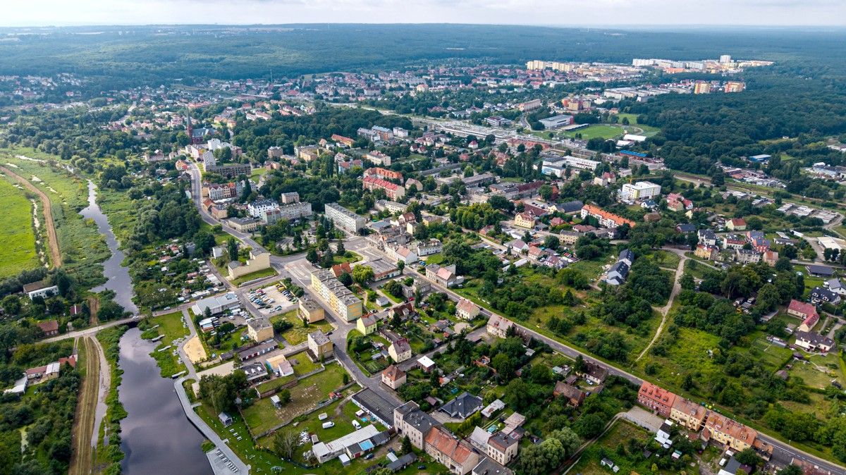 Widok na Police z lotu ptaka