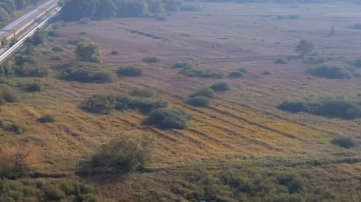 Kadr z filmu - Teren inwestycyjny z lotu ptaka