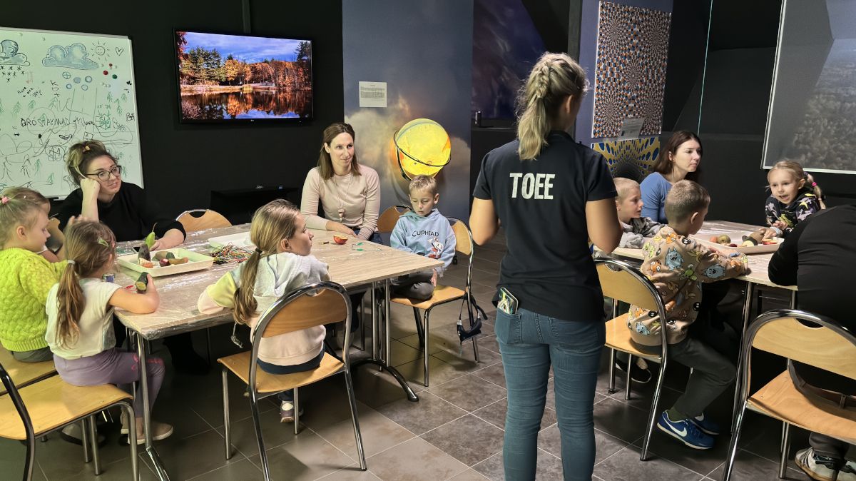 Odkrywali tajemnice jesieni w TOEE