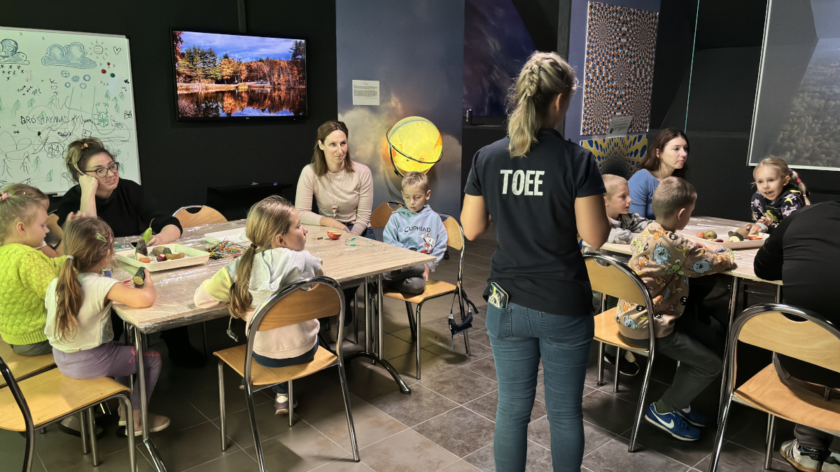 Odkrywali tajemnice jesieni w TOEE